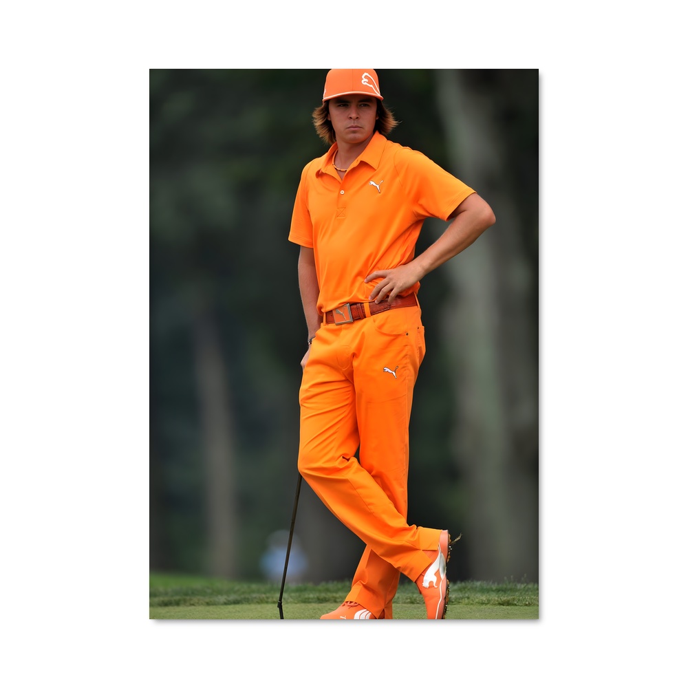 Poster Swing en Orange – affiche Golf